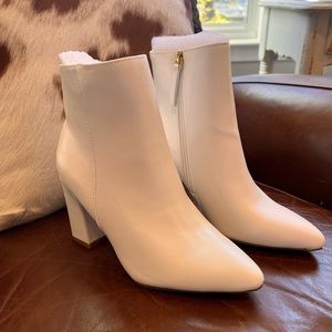 Steve Madden White Booties